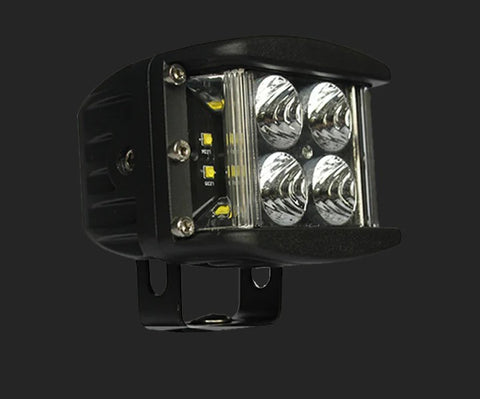 3" LED Cube Light w/Side Shooter Beam