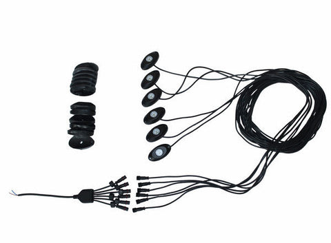 6watt Rock Light Kit - Single Color - 6 Pod